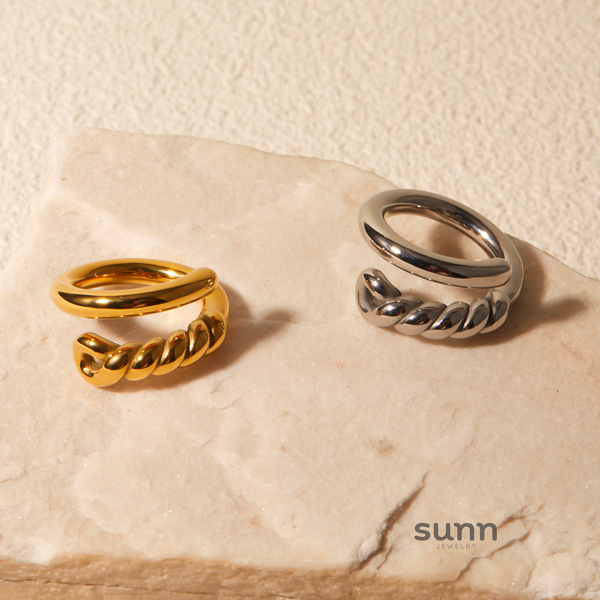 Raegan Knotted Open Ring [MM86056G]