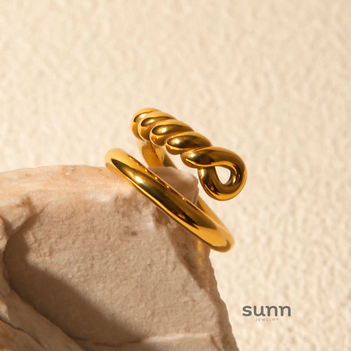 Raegan Knotted Open Ring [9T1TCMCX]