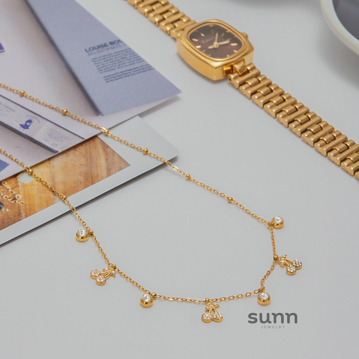 Raena Cherry Pendant Necklace [RQ20NRXU]
