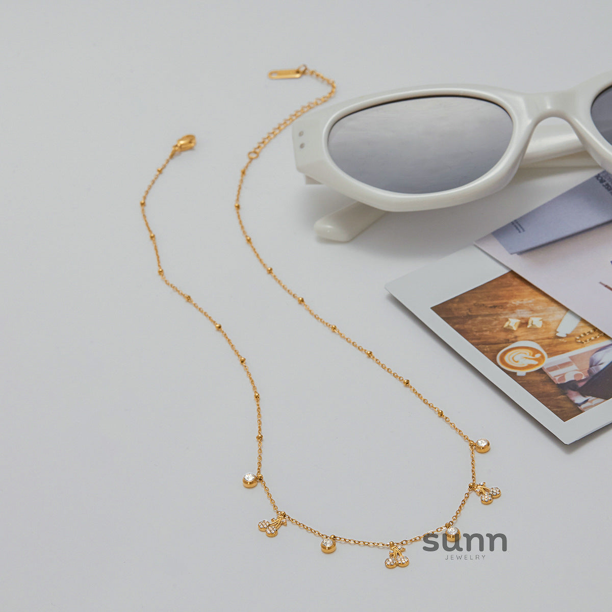 Raena Cherry Pendant Necklace [6CCG2UEK]