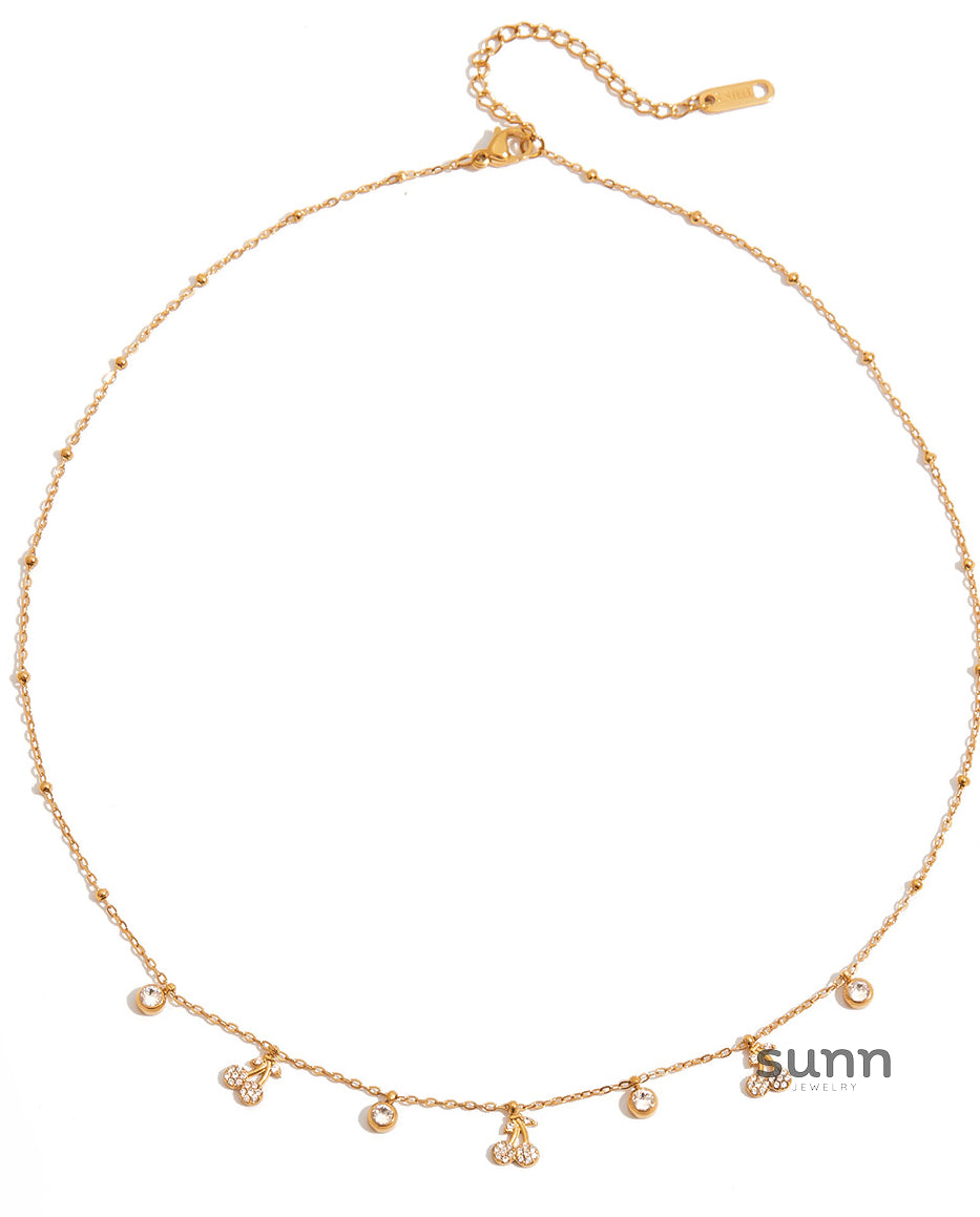 Raena Cherry Pendant Necklace [4KPRGV6Q]