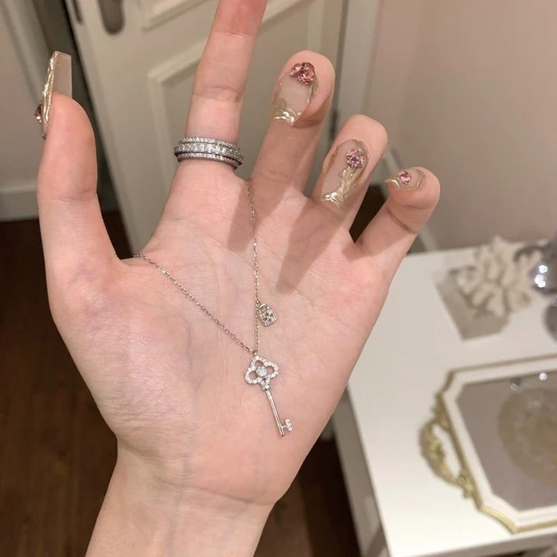 Rafaella Radiant Key Lock Necklace