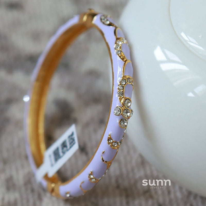 Railynn Cloisonne Floral Bracelet [91P9N55L]