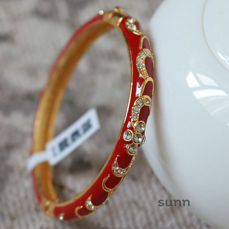 Railynn Cloisonne Floral Bracelet [B2KZ3F2H]