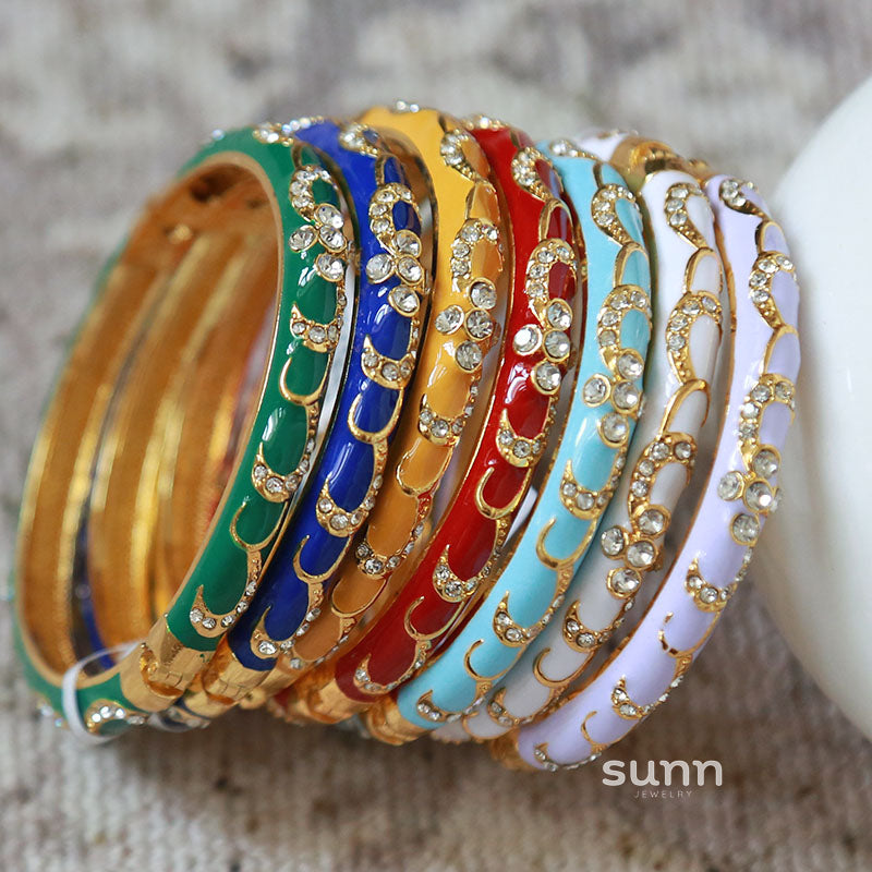 Railynn Cloisonne Floral Bracelet [4V5F2ZOL]