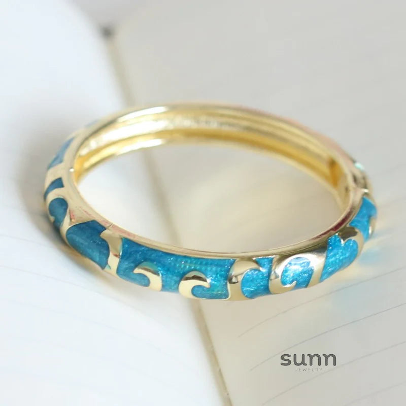 Raleigh Floral Enamel Bracelet