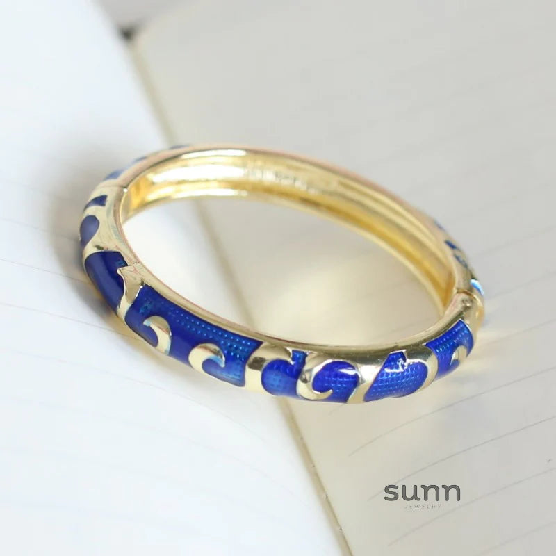 Raleigh Floral Enamel Bracelet