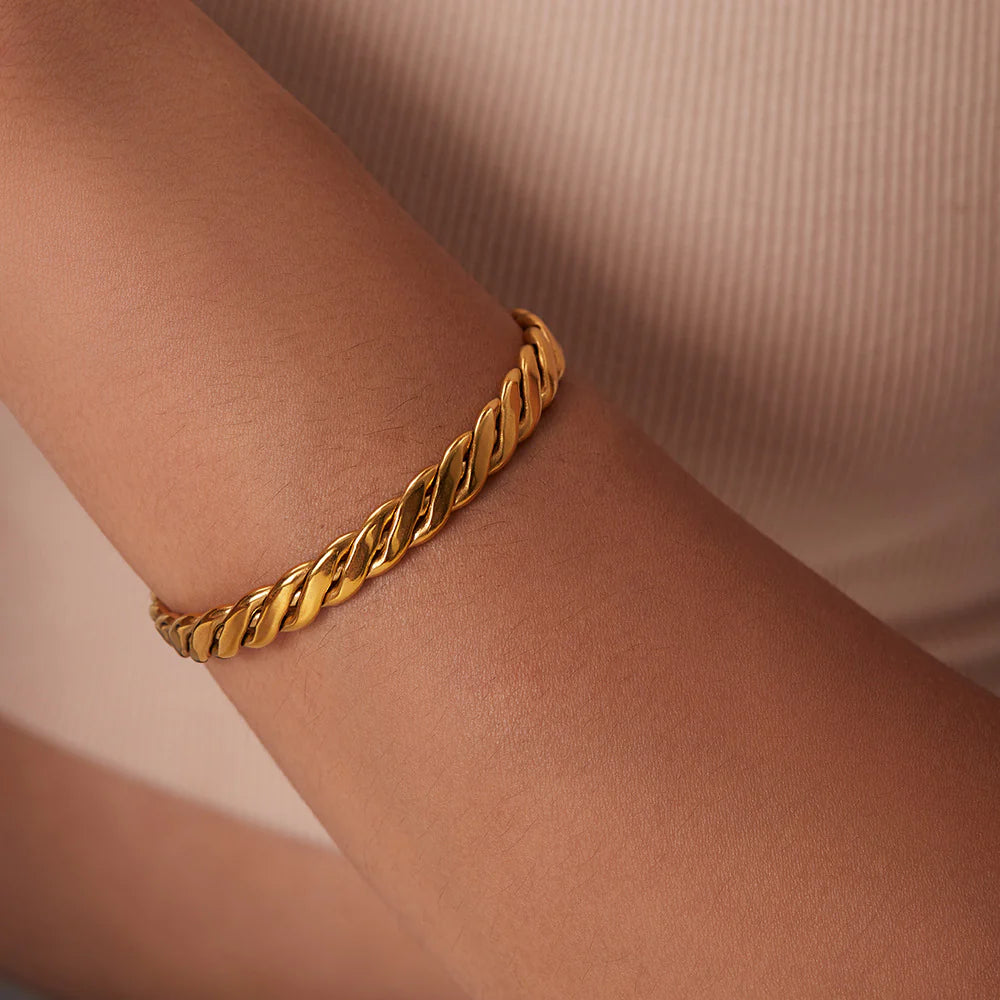 Rana Gold Cuban Bracelet