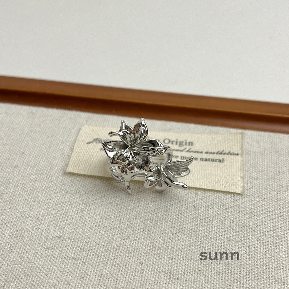Raneem Metal Bloom Ring [TCG6ZV1K]