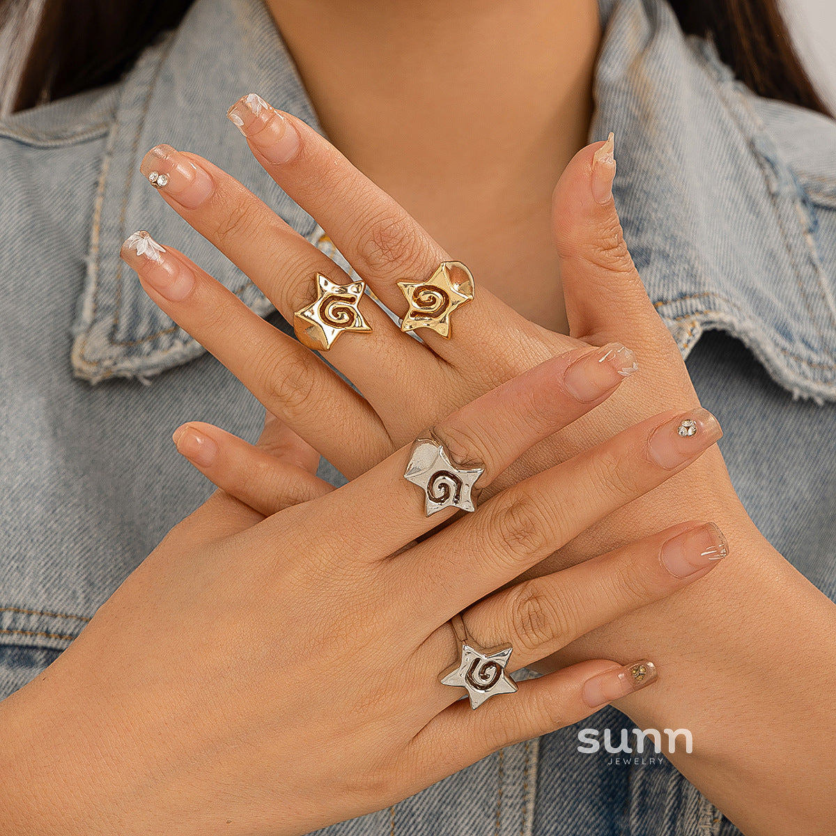 Raniyah Celestial Ring Set [Q4S4ZQ27]