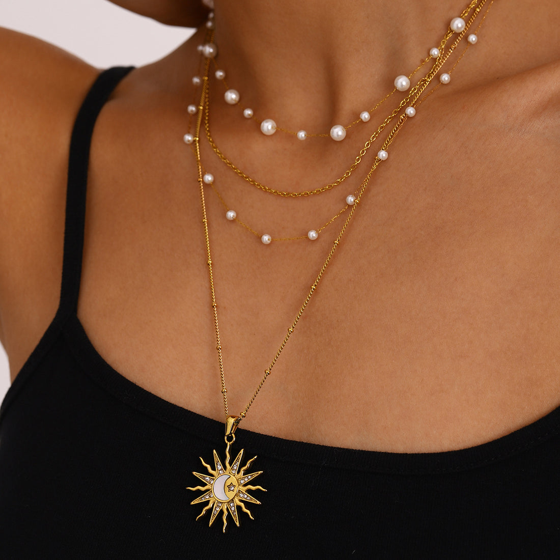 Raquel Zircon Fruit Necklace [65S5DN7L]