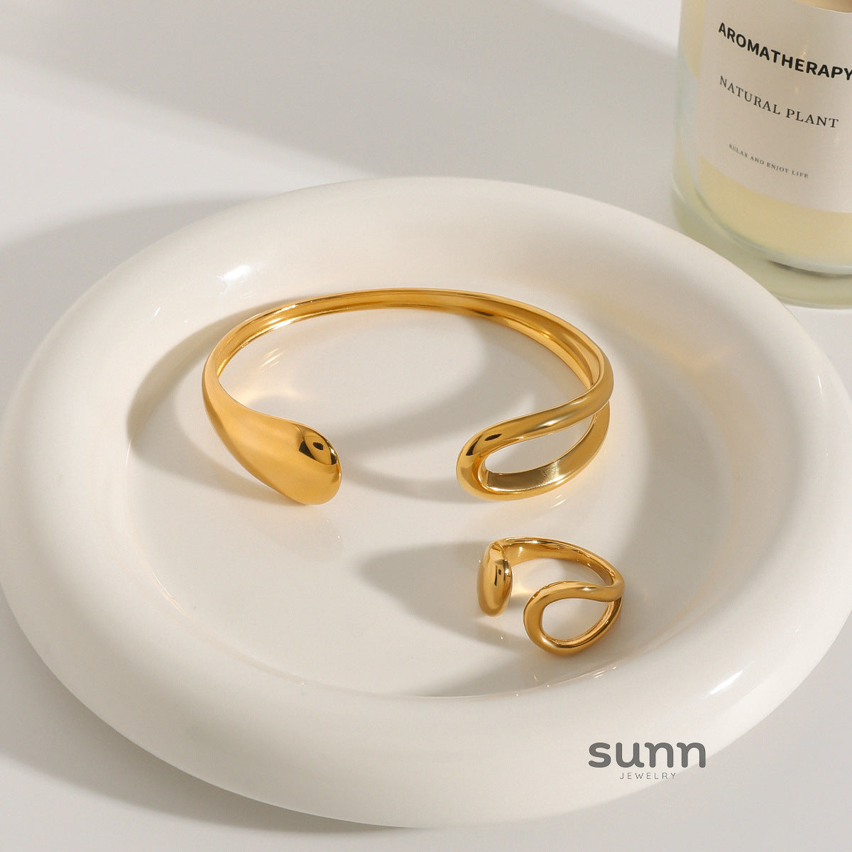 Ravenna Waterdrop Bracelet & Ring [JGZWVFZF]