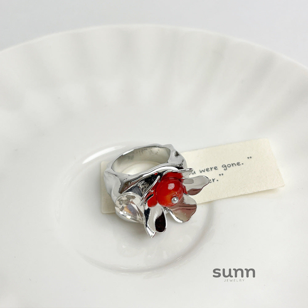 Rawan Floral Pearl Ring [YWH516SJ]