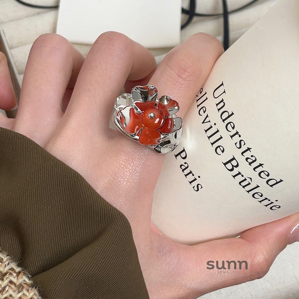 Rawan Floral Pearl Ring [JA1OPVZ1]