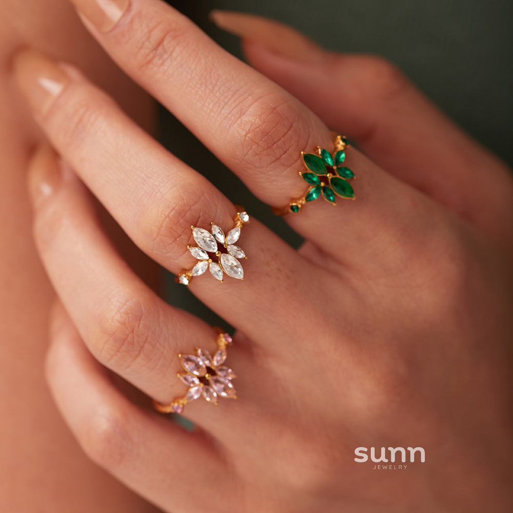Rayana Gold Zircon Ring
