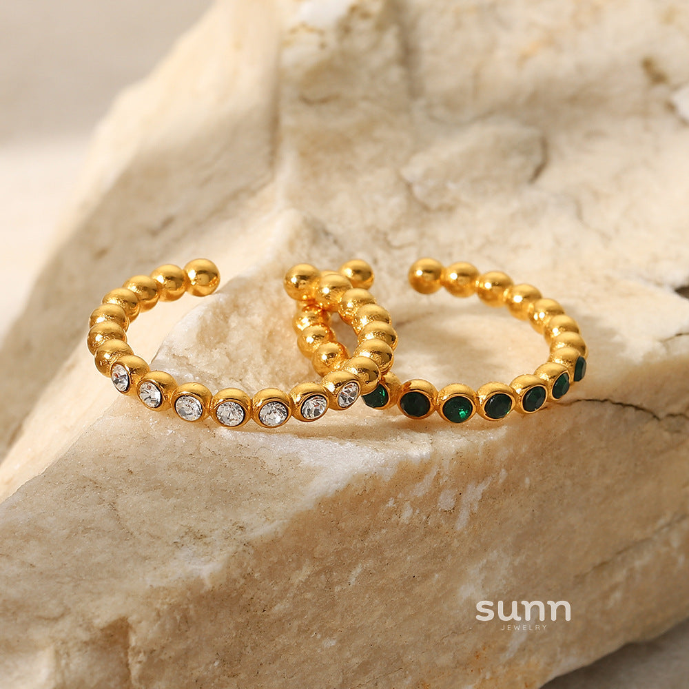 Rayana Gold Zircon Ring