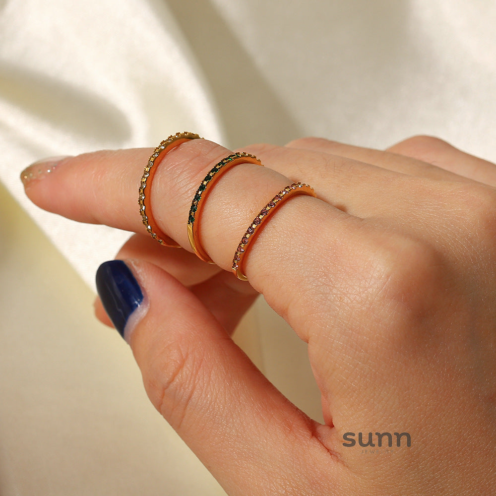 Rayana Gold Zircon Ring