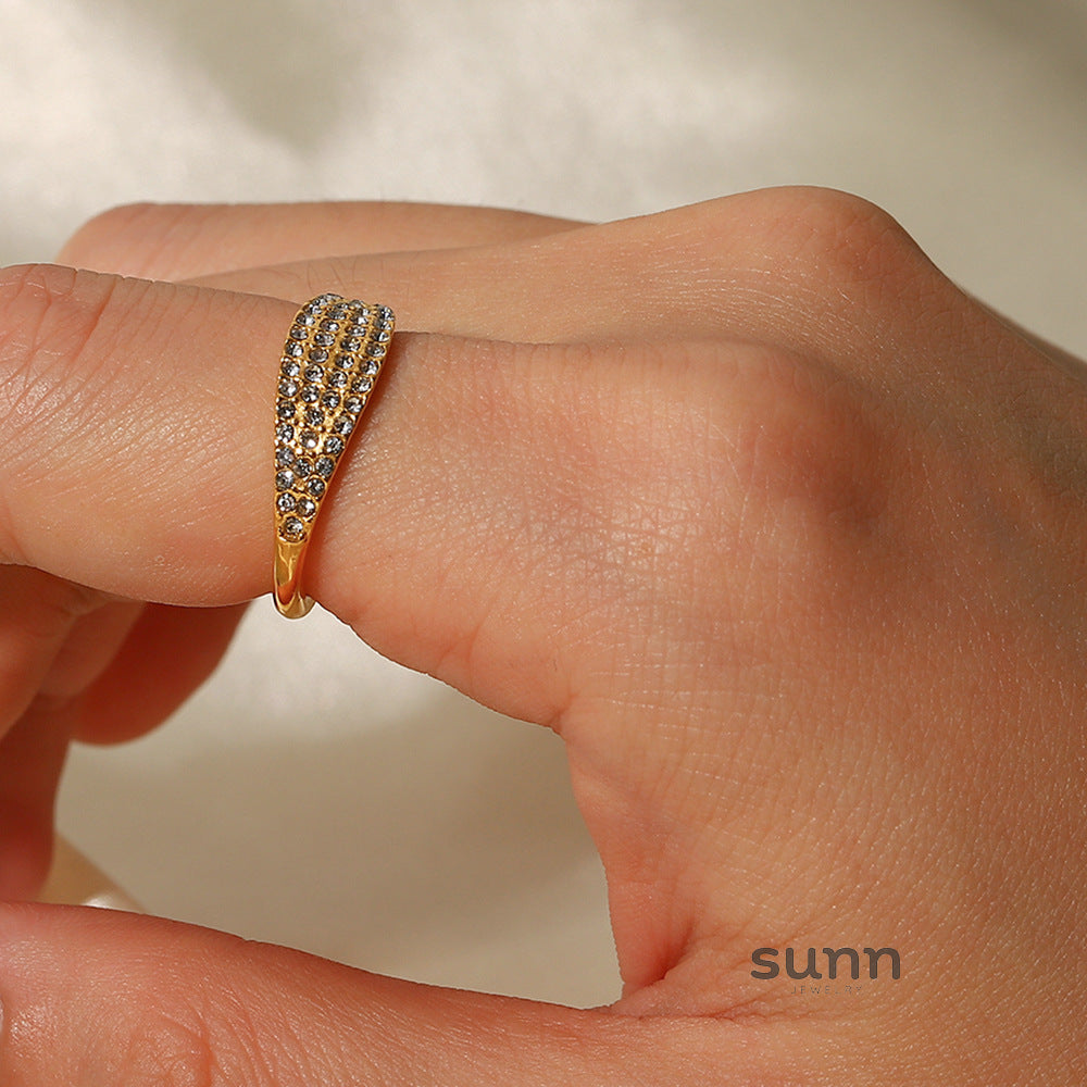 Rayana Gold Zircon Ring