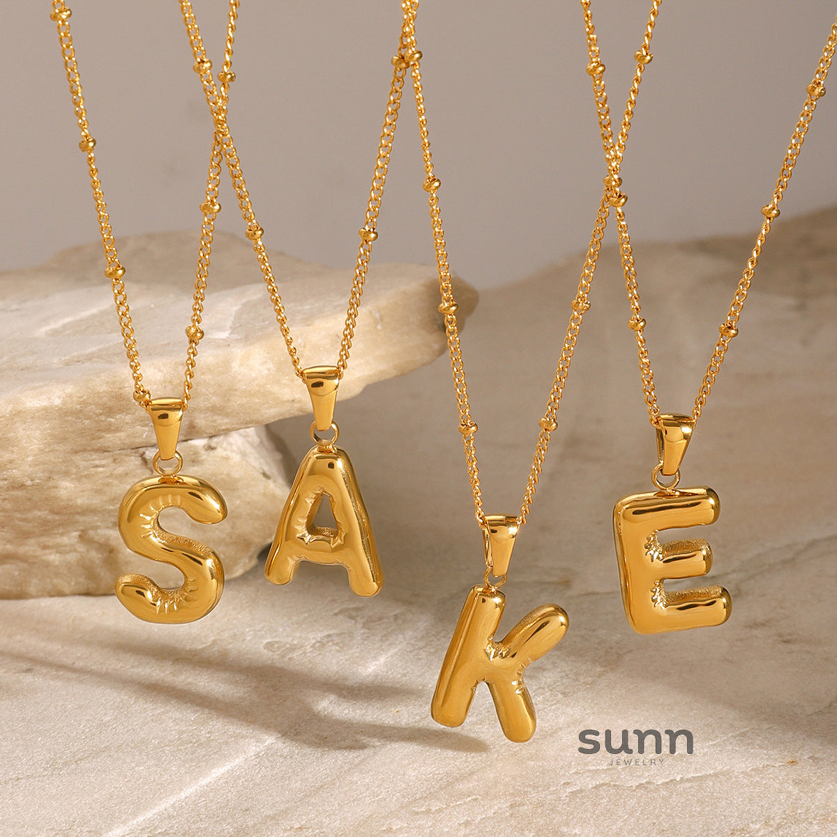 Rayana Initial Letter Necklace [0SDXEH7T]