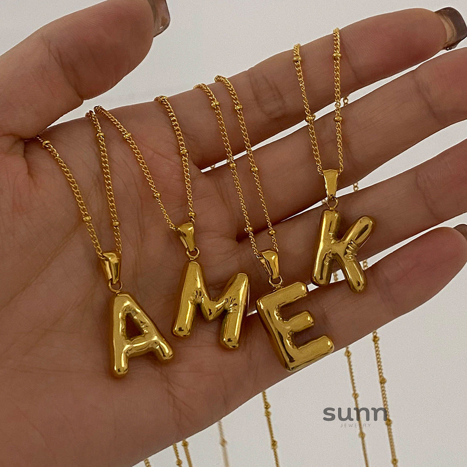 Rayana Initial Letter Necklace [5WATJMPE]