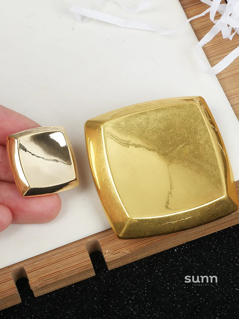 Raygan Vintage Square Earrings