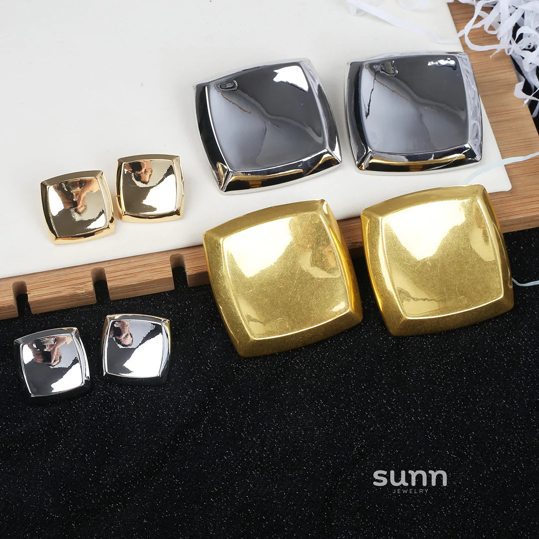 Raygan Vintage Square Earrings