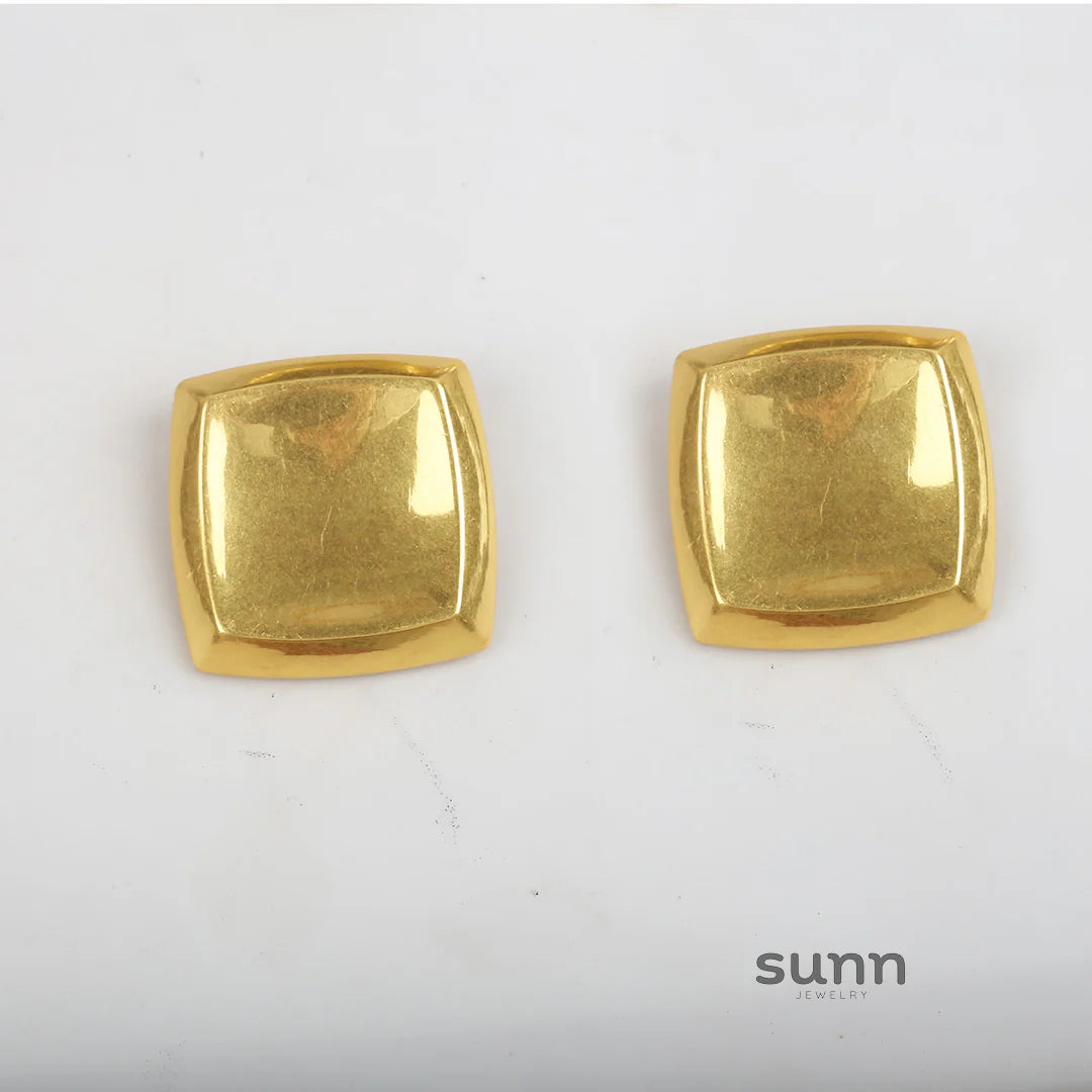 Raygan Vintage Square Earrings