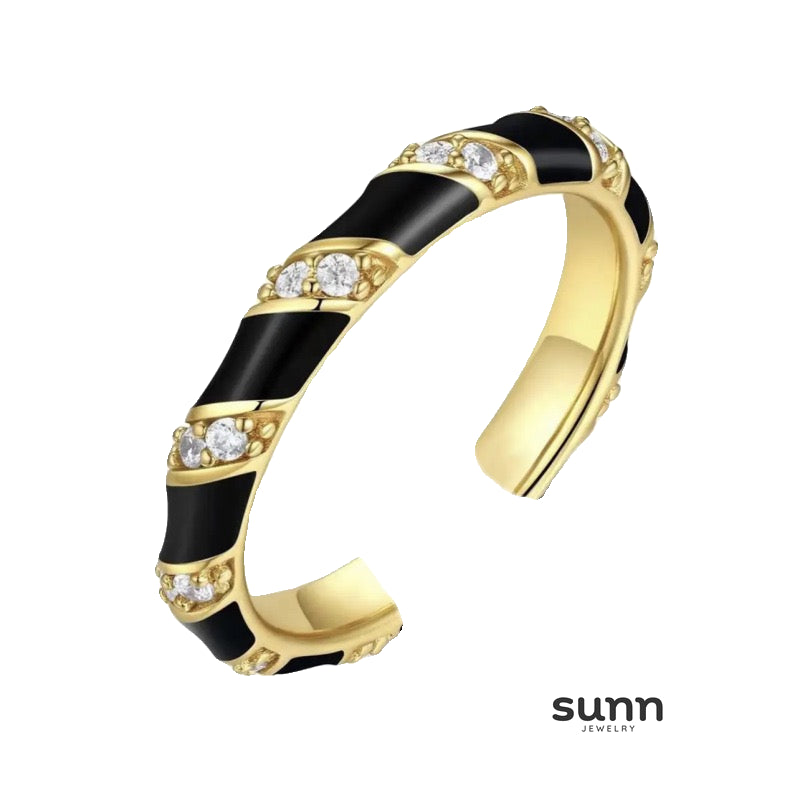 Raygen Zircon Heart Open Ring [TZCC43S9]