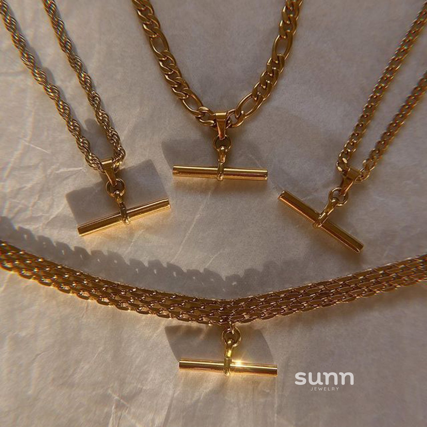 Rayla Chunky Chain Necklace [GERWPPNB]