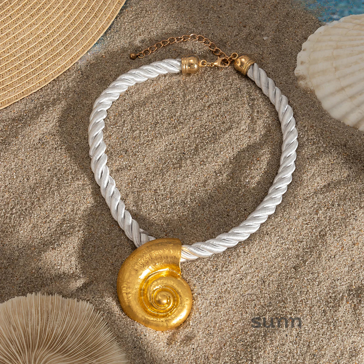 Rayla Seashell Rope Necklace