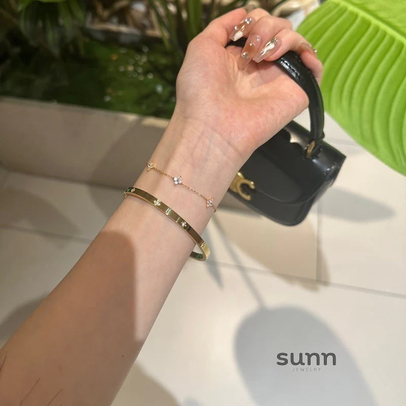 Raylee Star Clover Bracelet