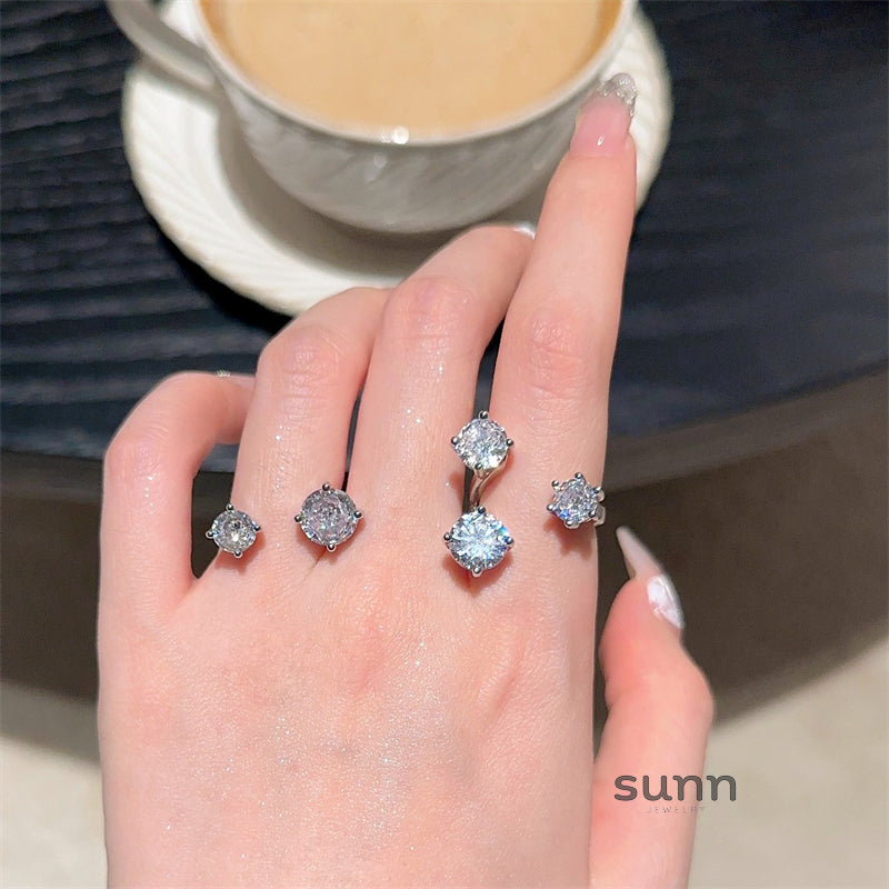 Raylyn Zircon Open Ring [YX6IT6WQ]