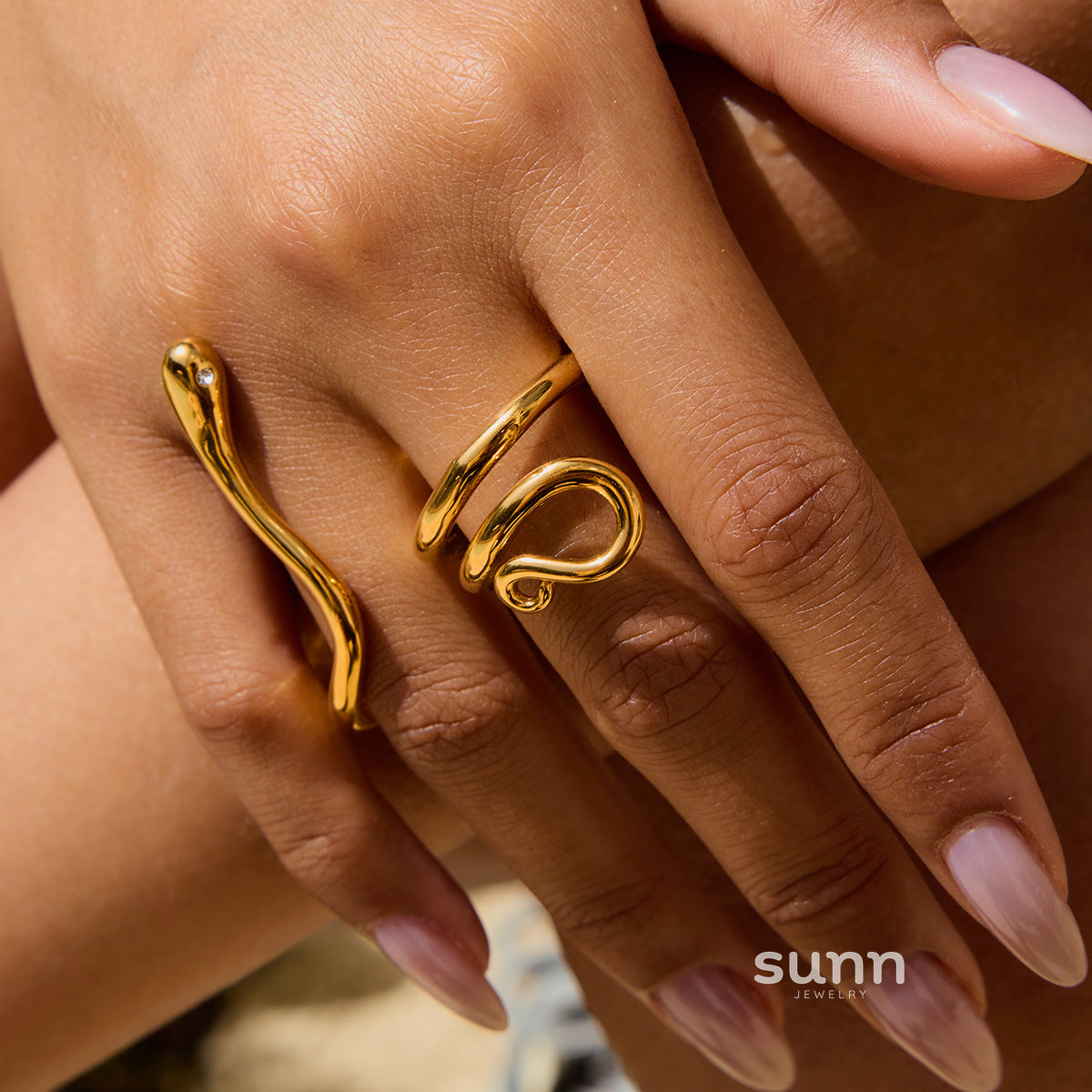 Raylynn Geometric Open Ring [PBHQ0NCV]