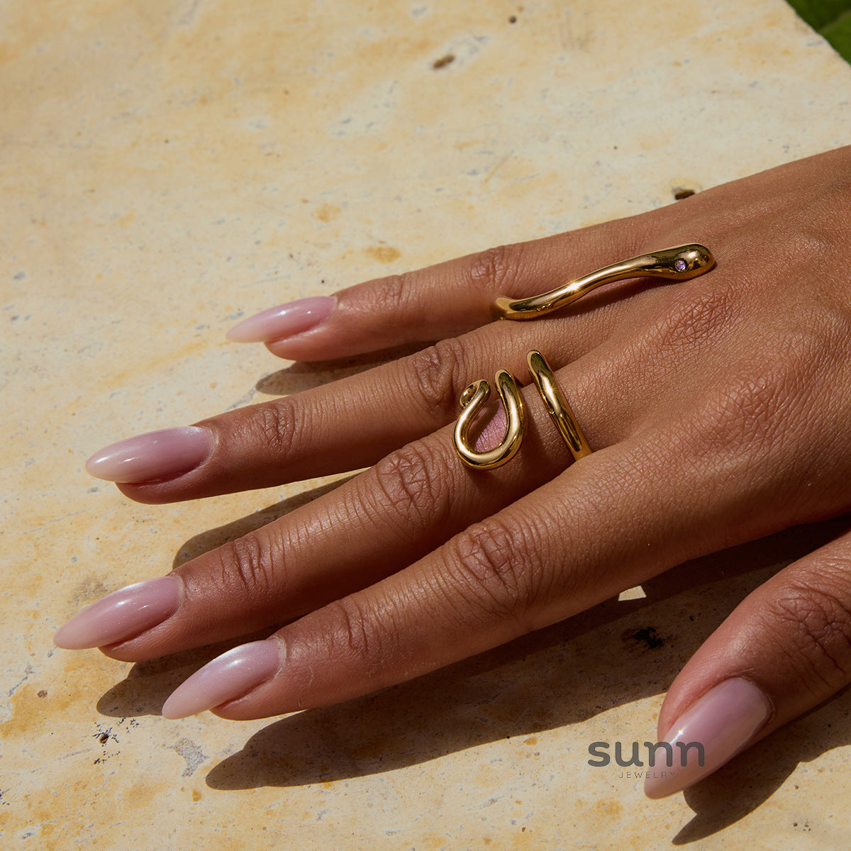 Raylynn Geometric Open Ring [QAZ6IFK2]
