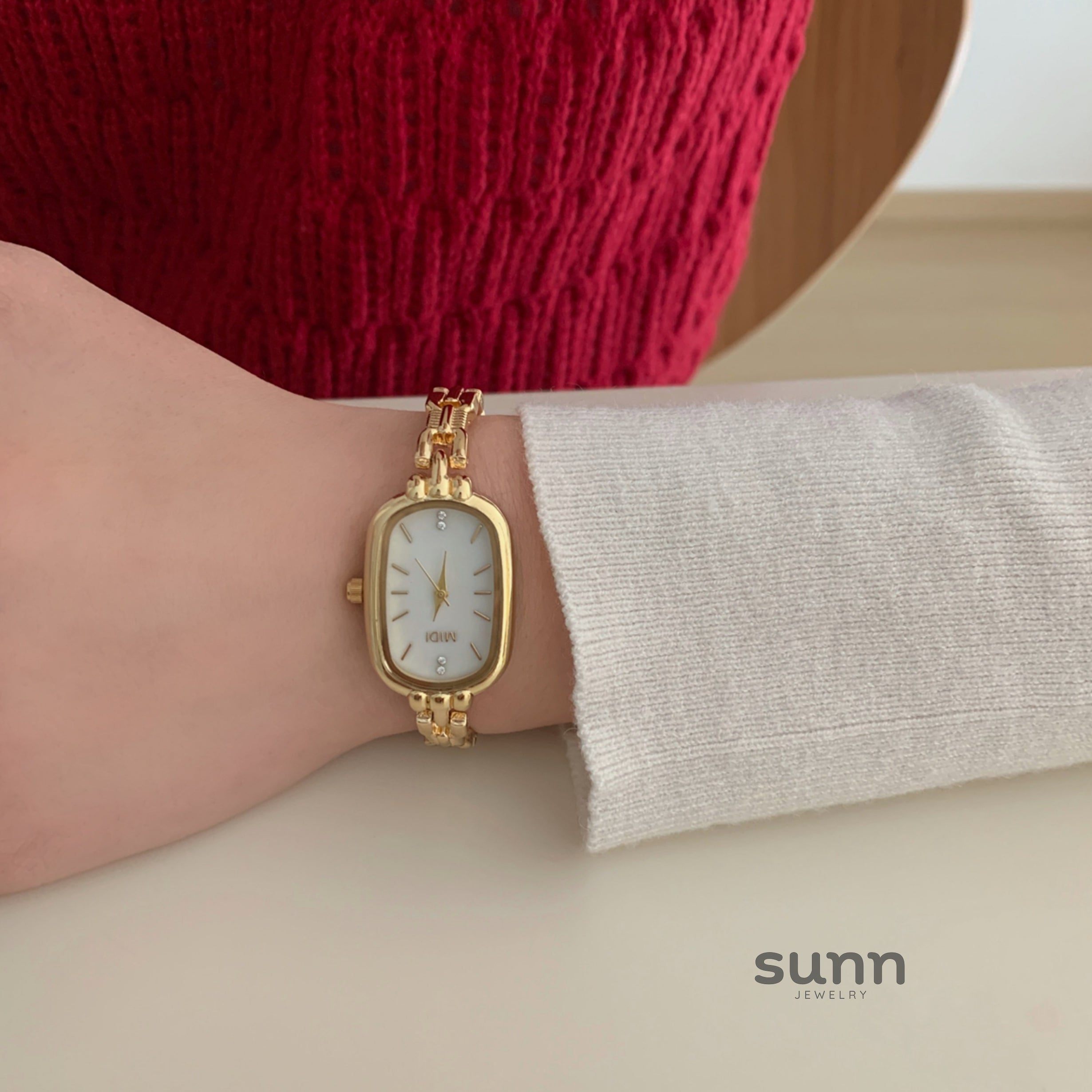 Raylynn Mother-Of-Pearl Bracelet Watch [FW56YRTY]