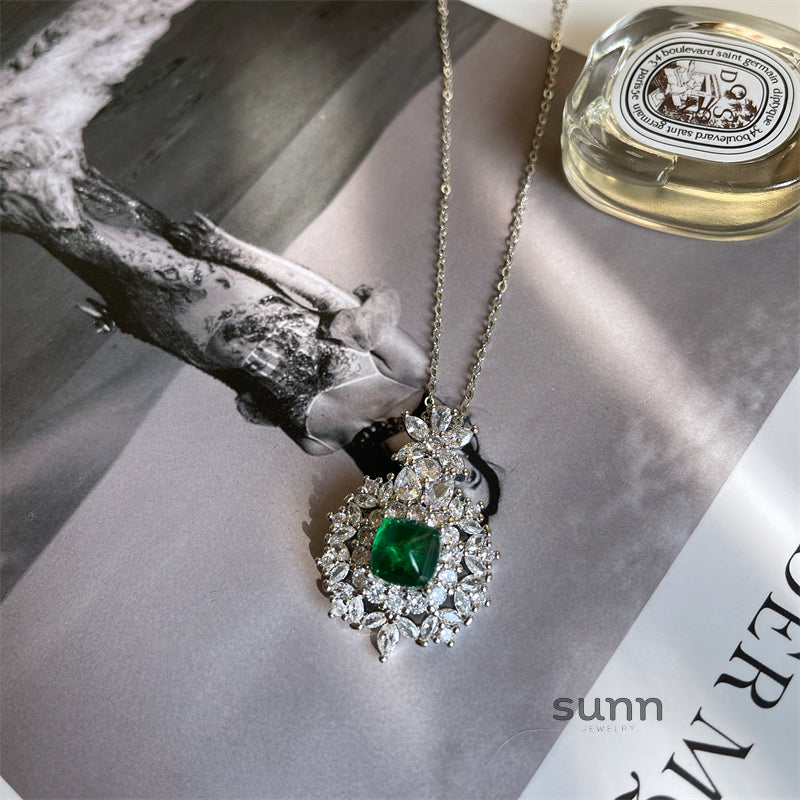 Razan Emerald Baroque Set [E987SGDD]