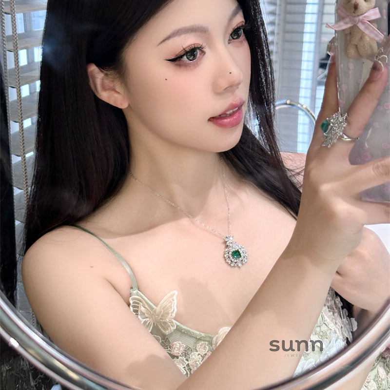 Razan Emerald Baroque Set [QB29ZFT2]