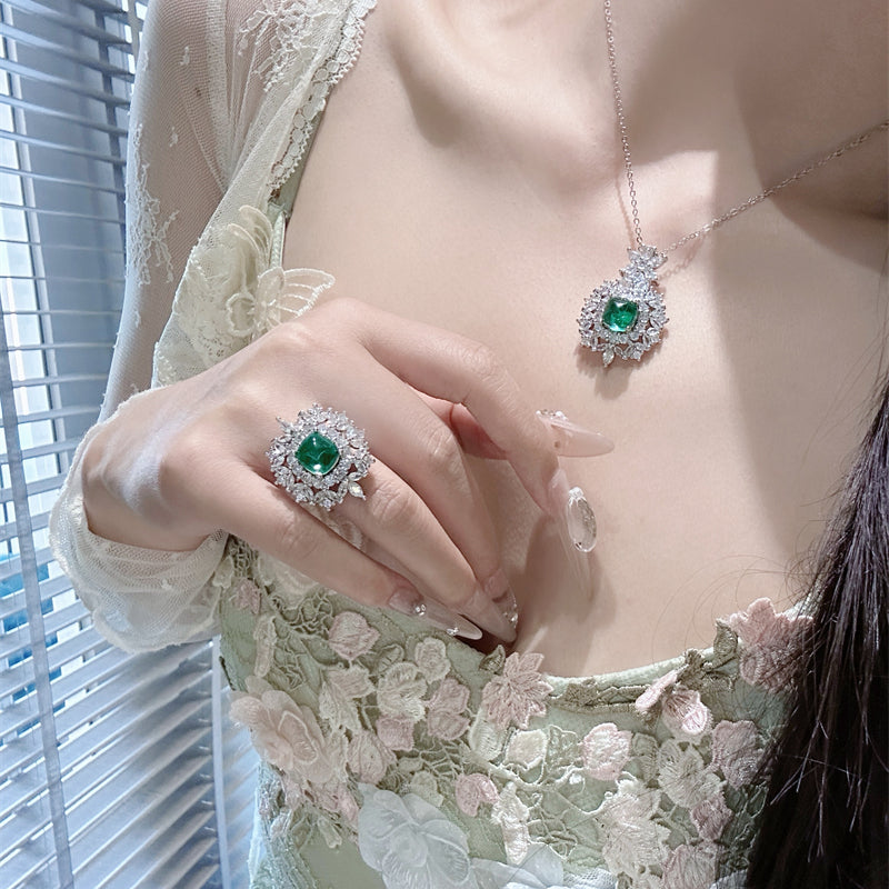 Razan Emerald Baroque Set [OFYULILB]
