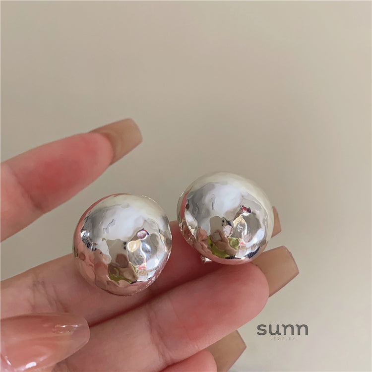 Reaghan Hammered Disk Earrings [TLUZ6IVD]