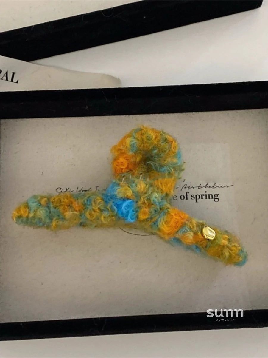 Rebekah Plush Hair Claw