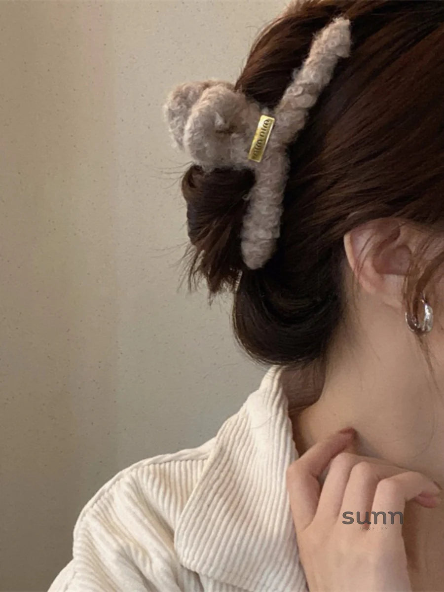 Rebekah Plush Hair Claw