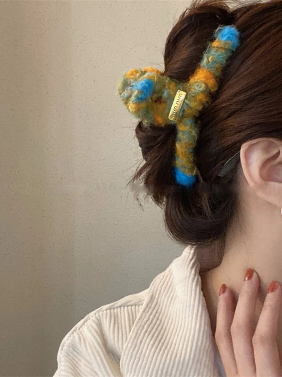 Rebekah Plush Hair Claw