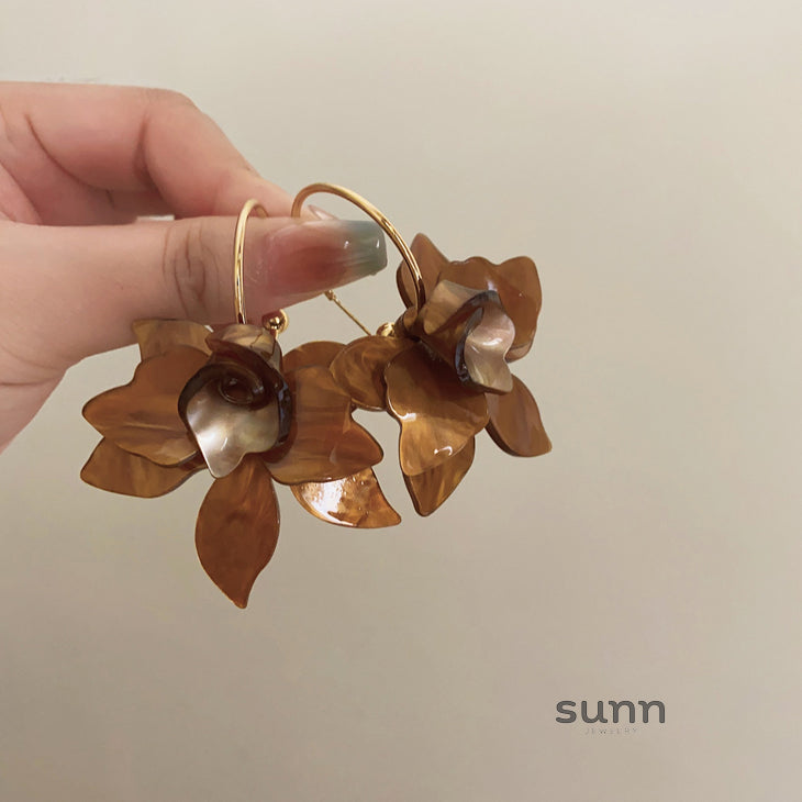 Rebel Retro Bloom Earrings [U000IRQ9]