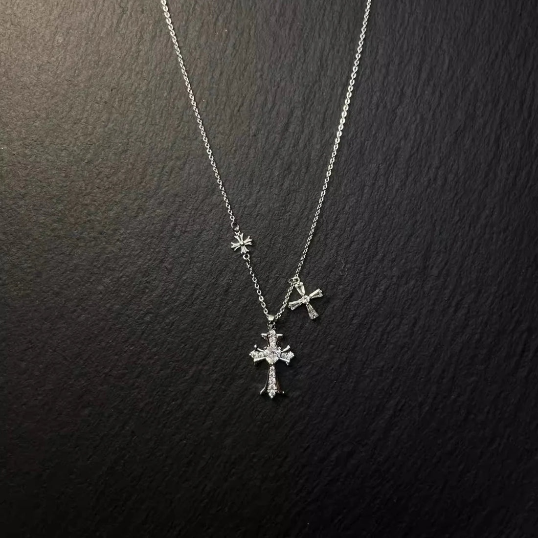 Reem Starry Cross Necklace