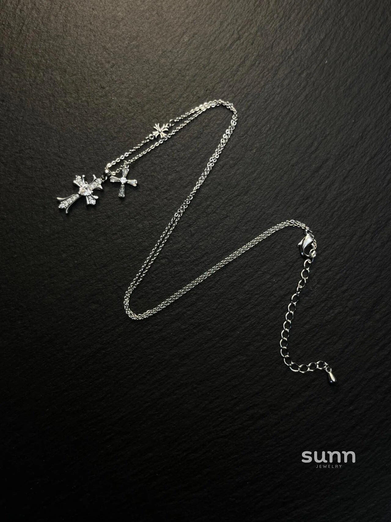 Reem Starry Cross Necklace