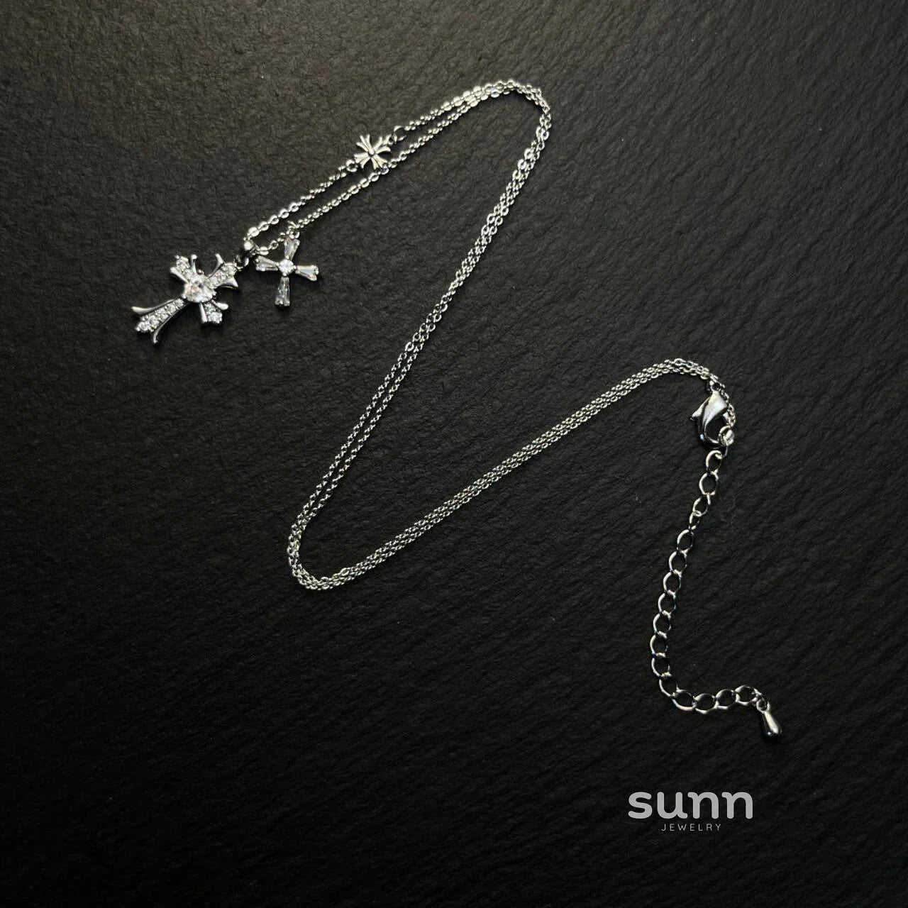 Reem Starry Cross Necklace
