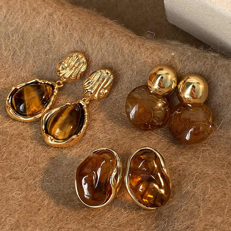 Reema Maillard Coffee Earrings [8VMV6RBP]