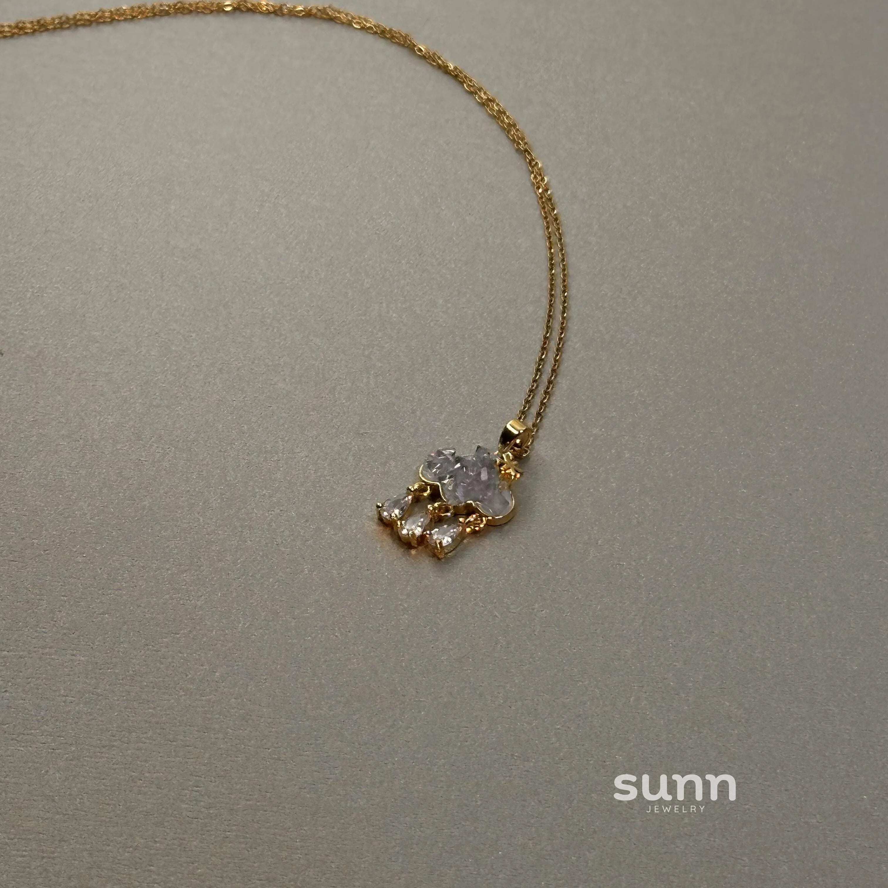 Reena Cloud Star Necklace