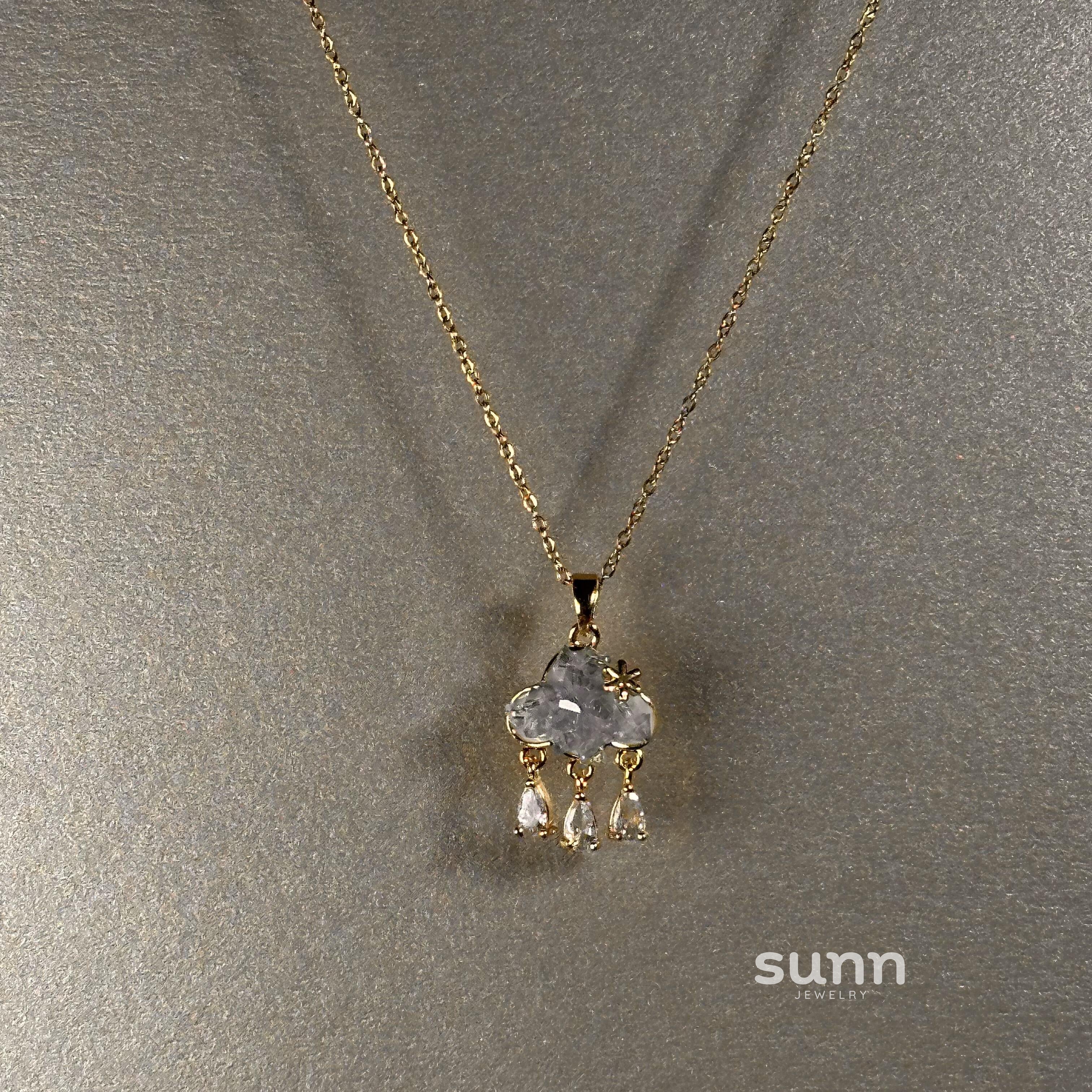 Reena Cloud Star Necklace