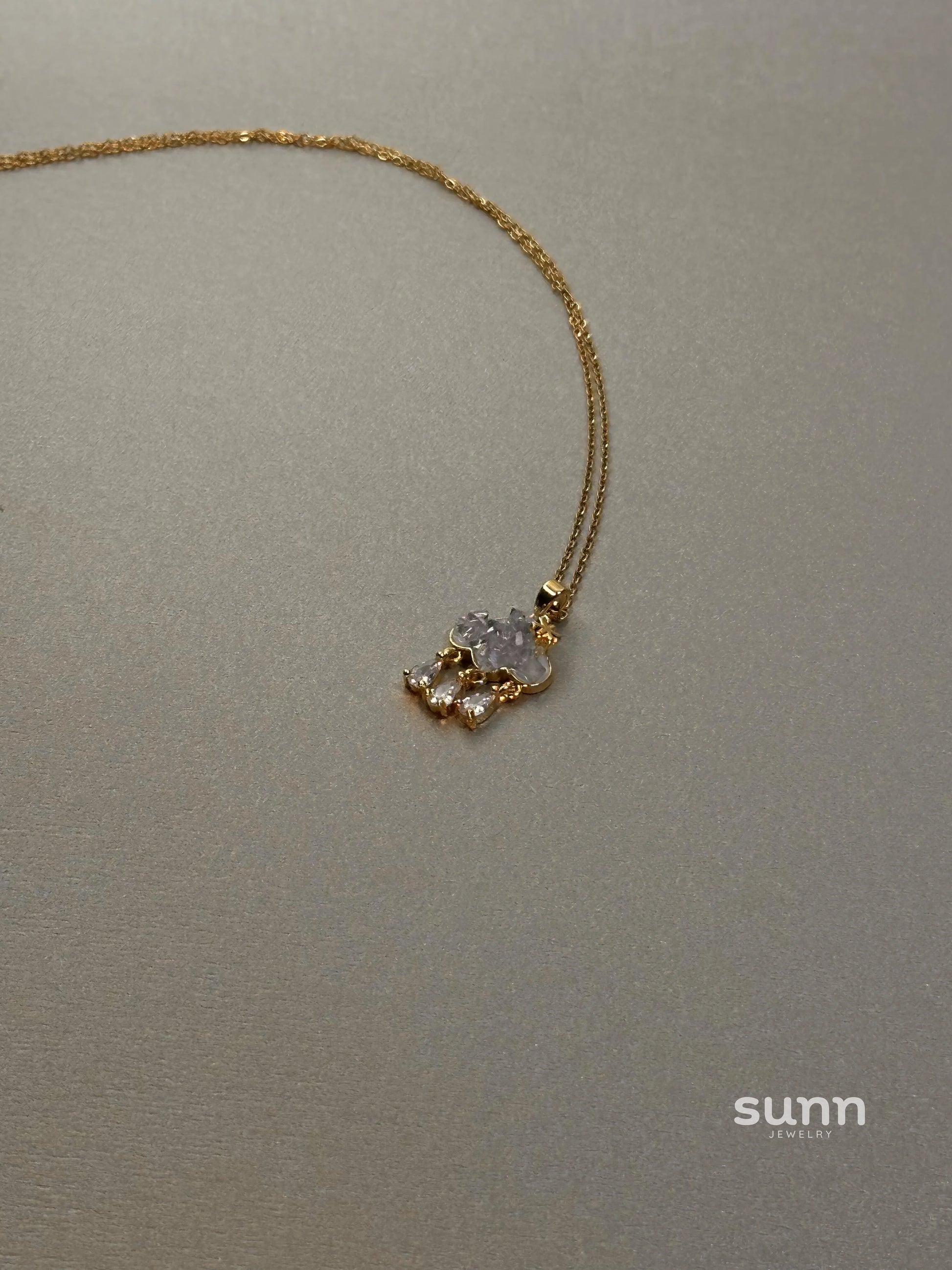 Reena Cloud Star Necklace